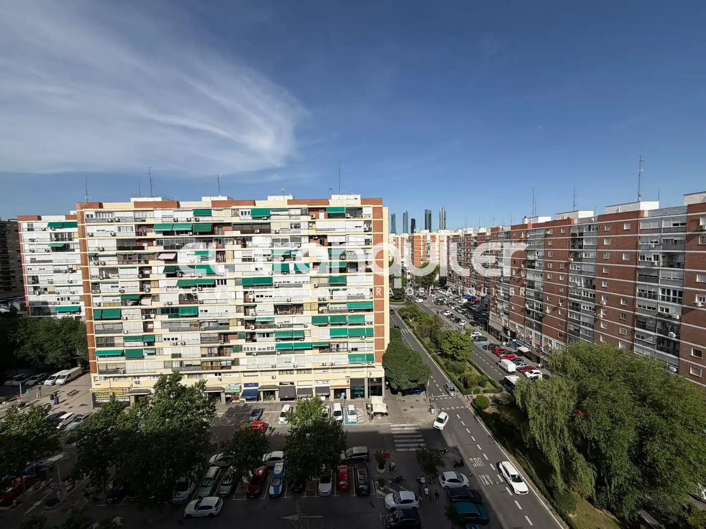 Exterior view of Flat for rent in Madrid  with Air Conditioner and Washing machine