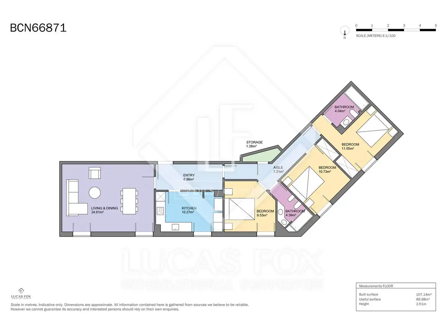 Piso en venta en Barcelona con Calefacción, Parquet y Trastero