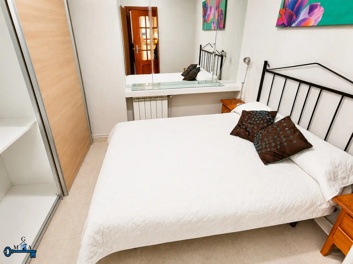 Schlafzimmer von Wohnungen zur Miete in Fuenlabrada mit Heizung, Möbliert und Ofen