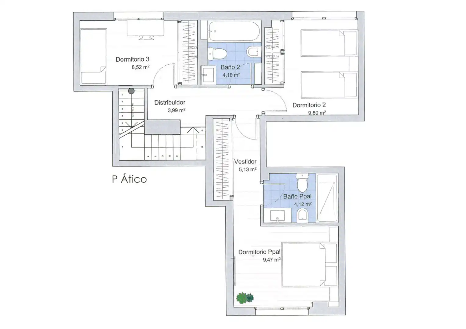 Piso en venta en Torrelodones con Aire acondicionado, Calefacción y Terraza