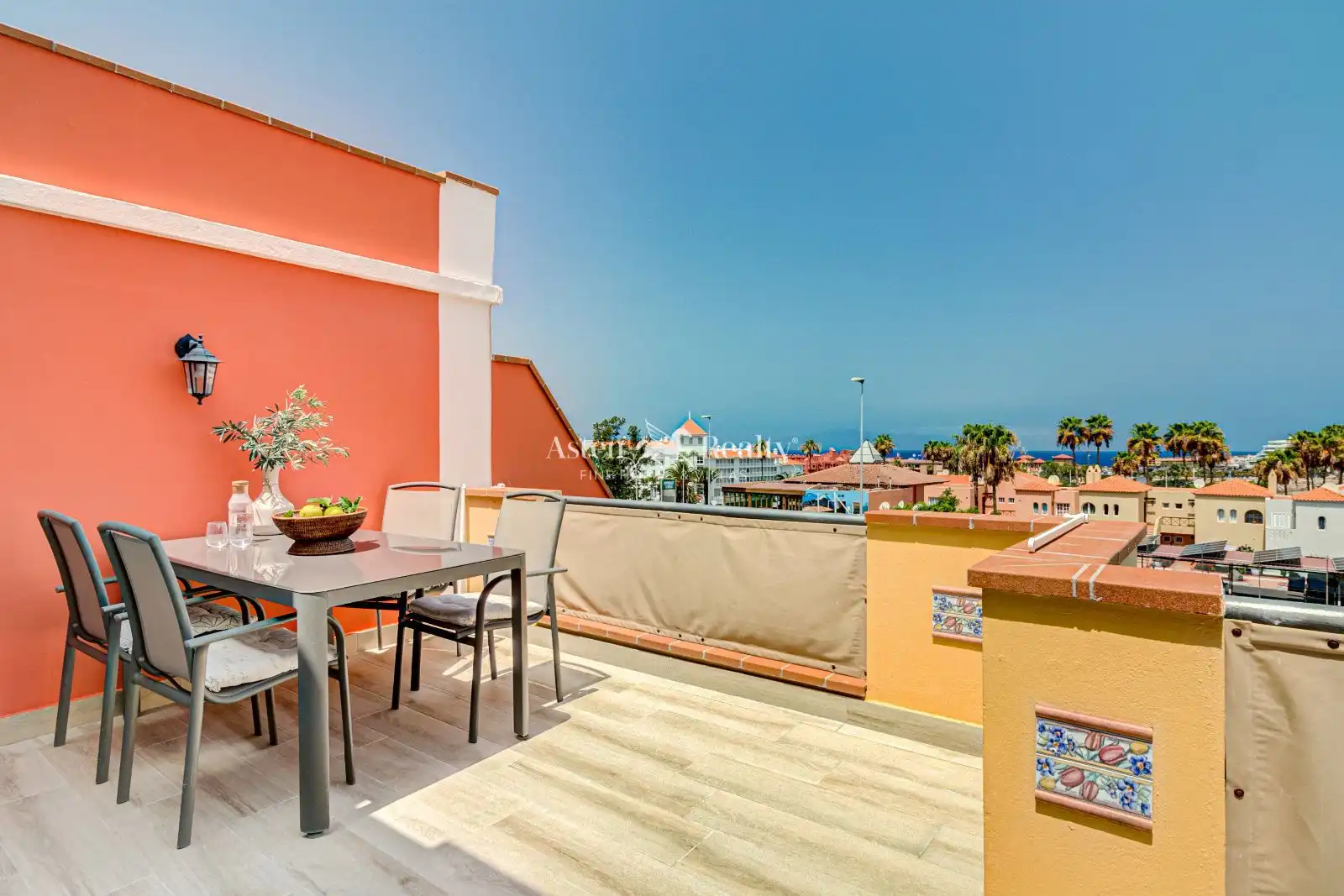 Terrasse von Dachboden zum Verkauf in Adeje mit Klimaanlage, Terrasse und Schwimmbad