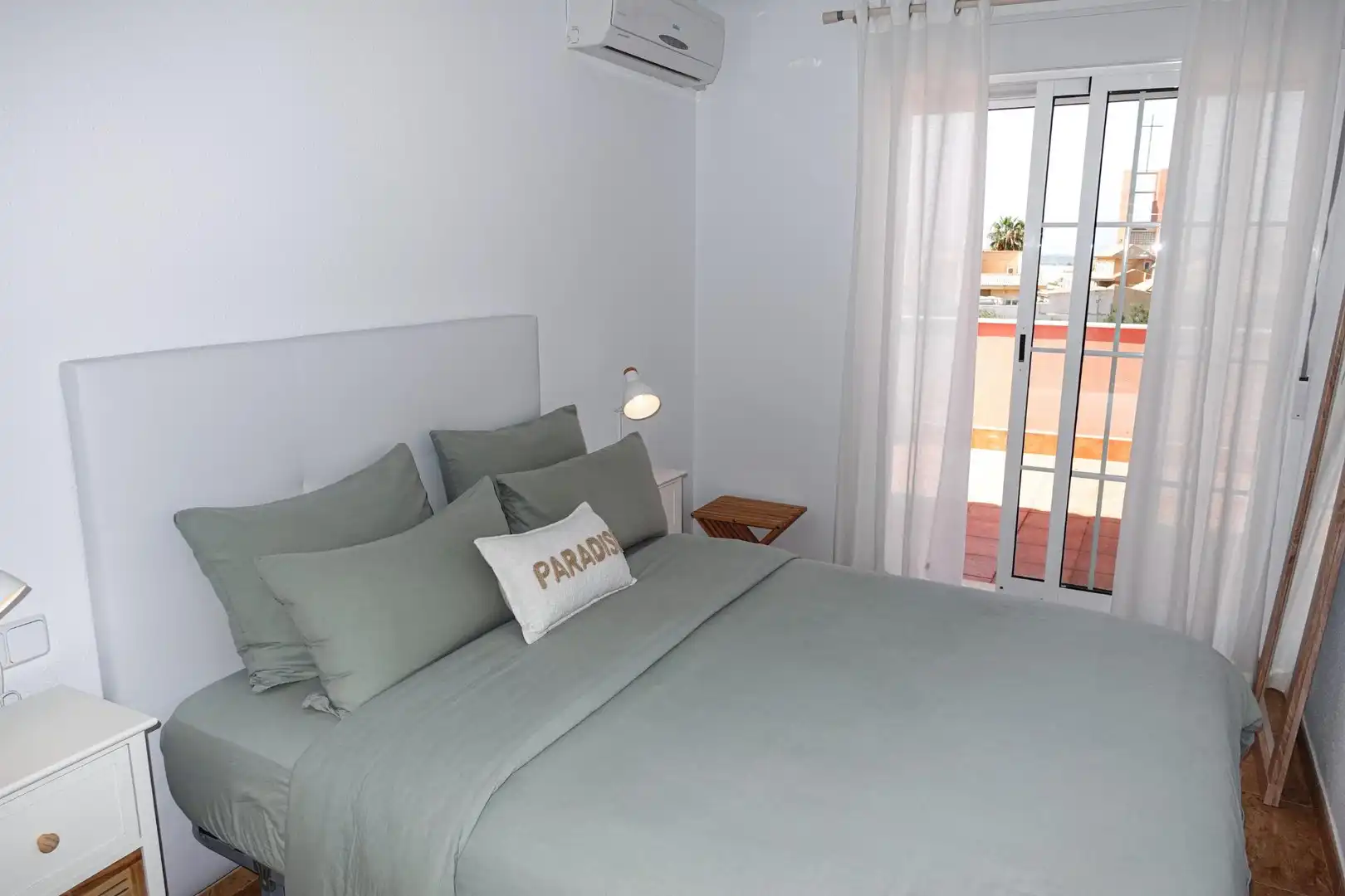 Bedroom of Houses for sale in La Manga del Mar Menor  with Air Conditioner, Heating and Private garden
