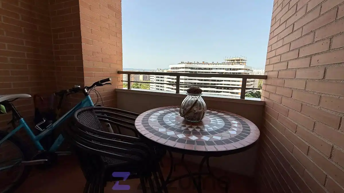 Terraza de Piso de alquiler en Murcia con Aire acondicionado, Calefacción y Horno