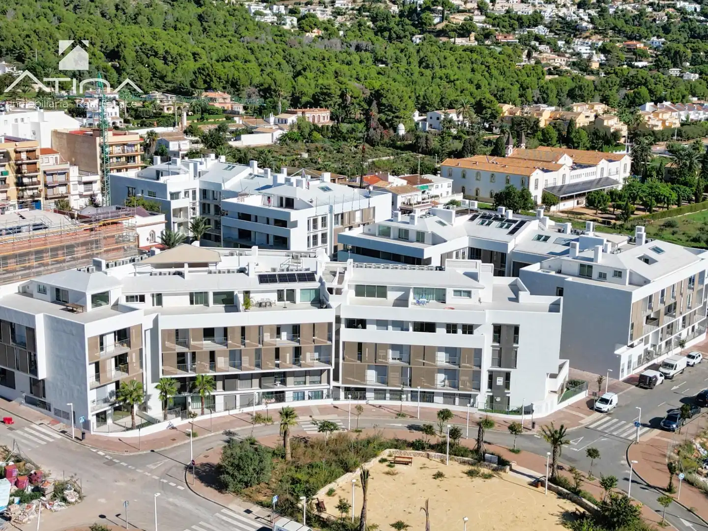 Vista exterior de Apartament en venda en Jávea / Xàbia amb Aire condicionat, Jardí privat i Terrassa
