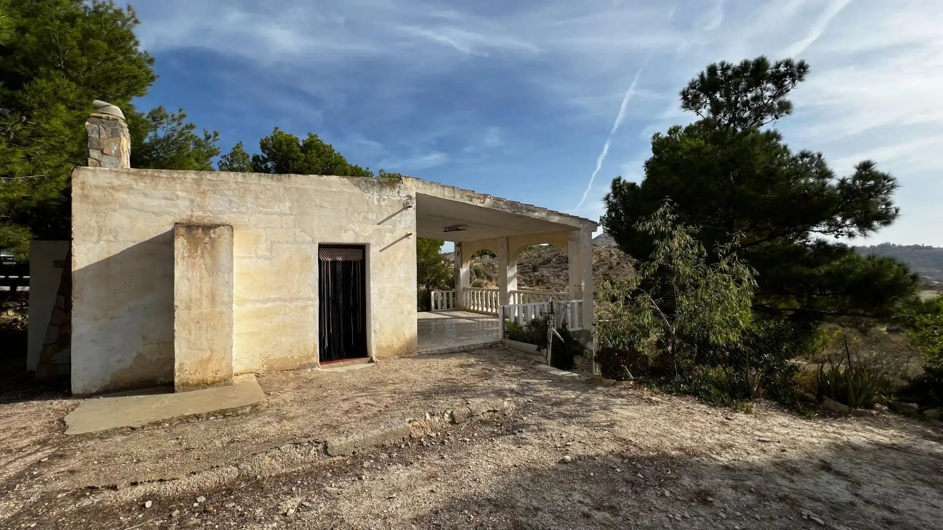 Vista exterior de Casa o chalet en venta en Aspe con Jardín privado, Trastero y Piscina