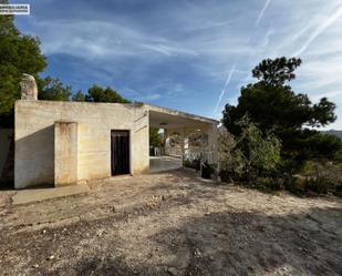 Vista exterior de Casa o xalet en venda en Aspe amb Jardí privat, Traster i Piscina