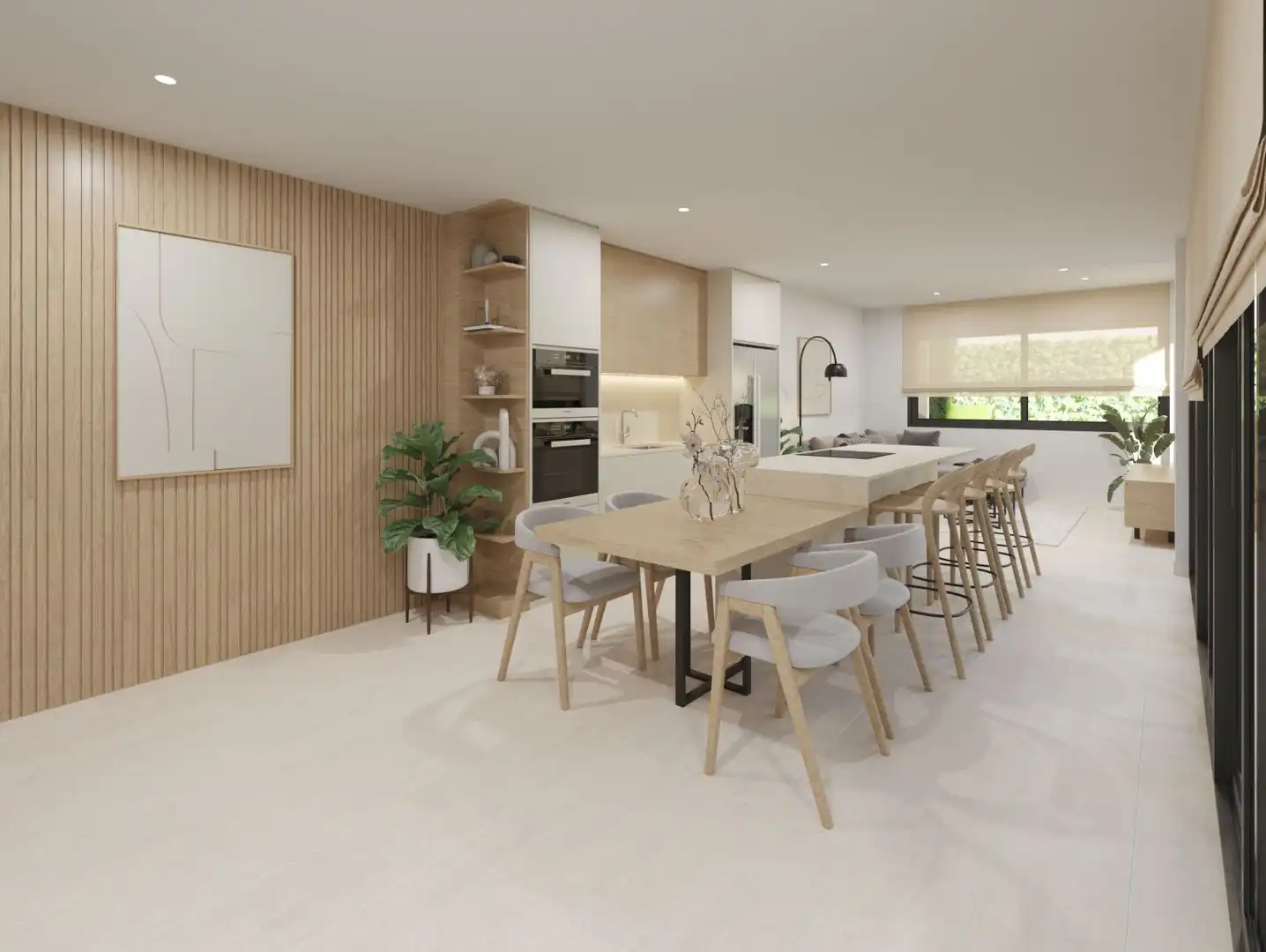 Cocina de Casa adosada en venta en Almoradí con Jardín privado, Terraza y Piscina