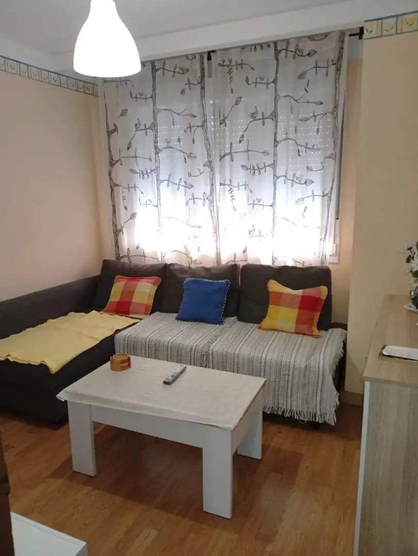Sala de estar de Piso en venta en Gijón  con Calefacción, Parquet y Terraza