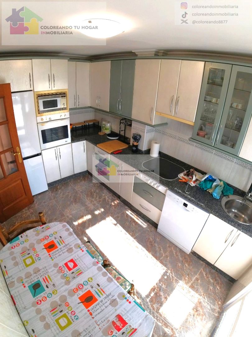 Kitchen of Flat to rent in León Capital   with Heating, Parquet flooring and Terrace