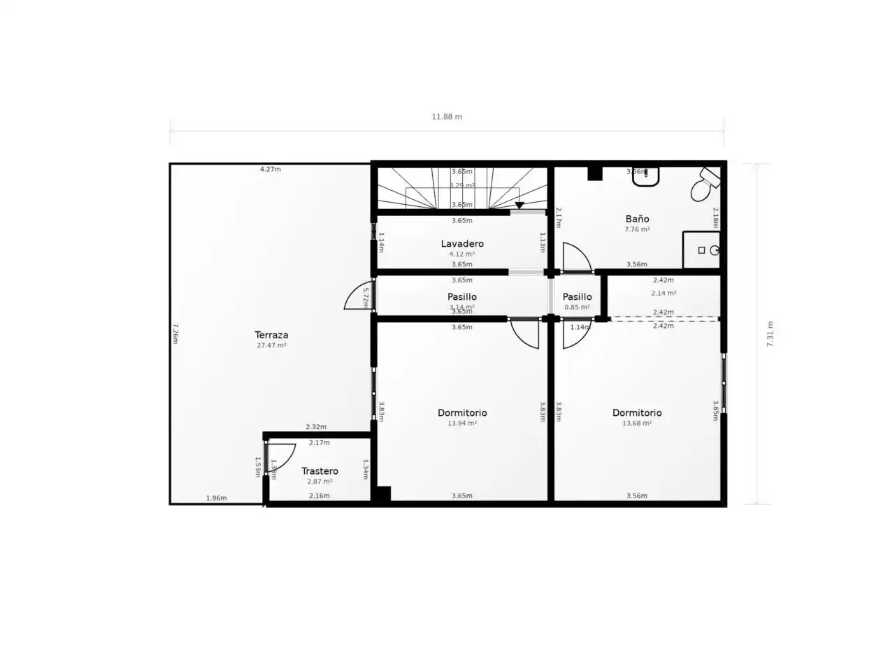 Maisonette zum Verkauf in Sabadell mit Klimaanlage, Heizung und Terrasse