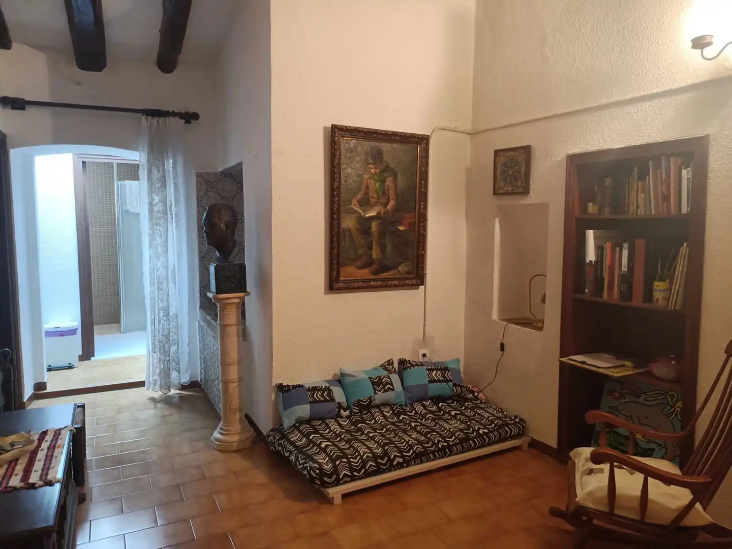 Living room of Houses for rent in Roses  with Heating, Storage room and Furnished