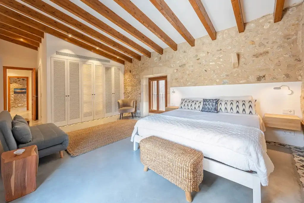 Bedroom of Country homes for sale in Pollença  with Air Conditioner, Heating and Private garden