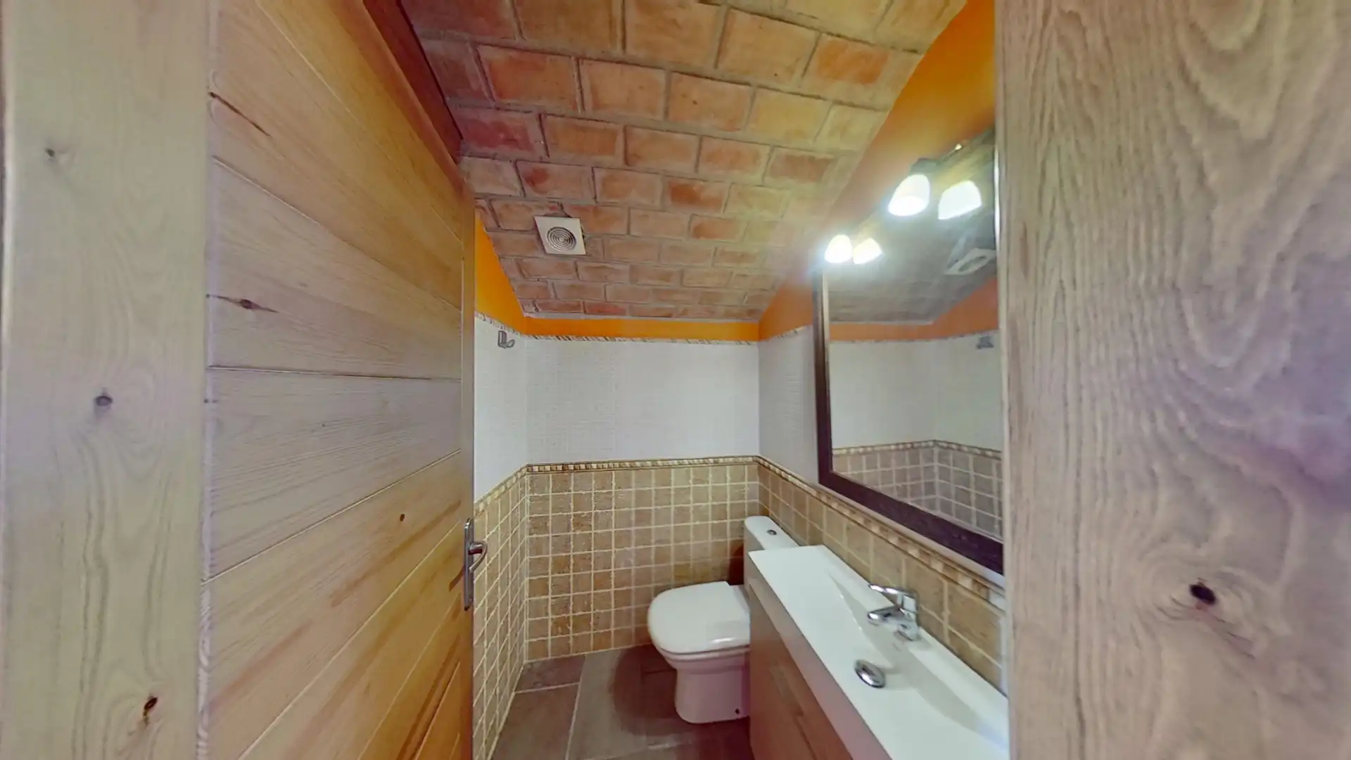 Baño de Casa o chalet en venta en San Jorge / Sant Jordi con Aire acondicionado, Calefacción y Jardín privado