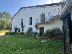 Exterior view of Single-family semi-detached for sale in Espinosa de los Monteros  with Terrace, Storage room and Balcony