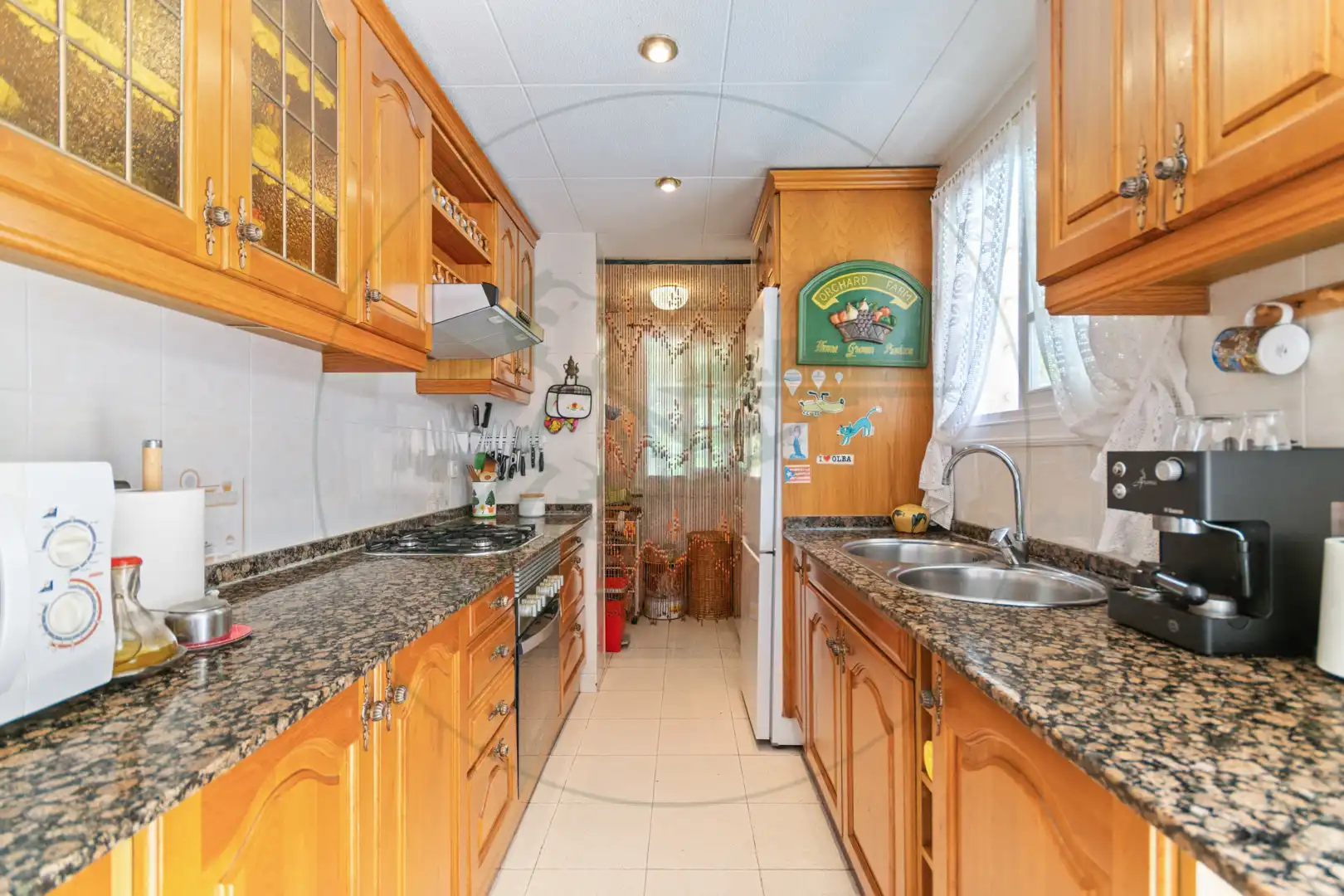Kitchen of Houses for sale in Sant Cugat del Vallès  with Heating, Private garden and Parquet flooring