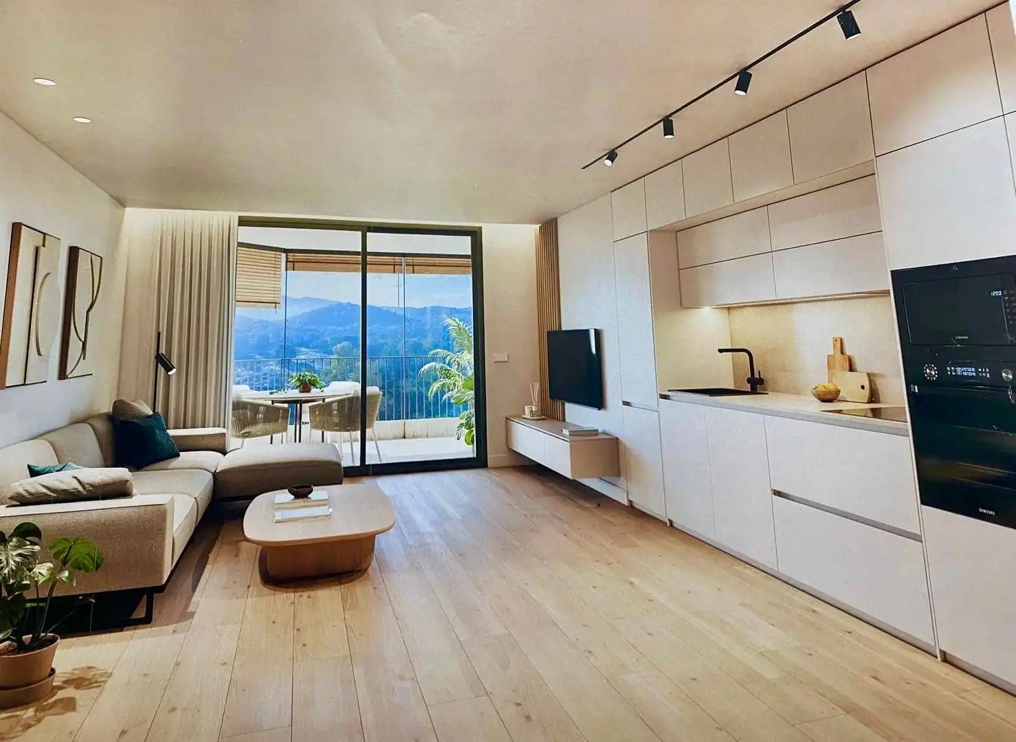 Sala de estar de Piso en venta en Murcia con Aire acondicionado, Calefacción y Terraza