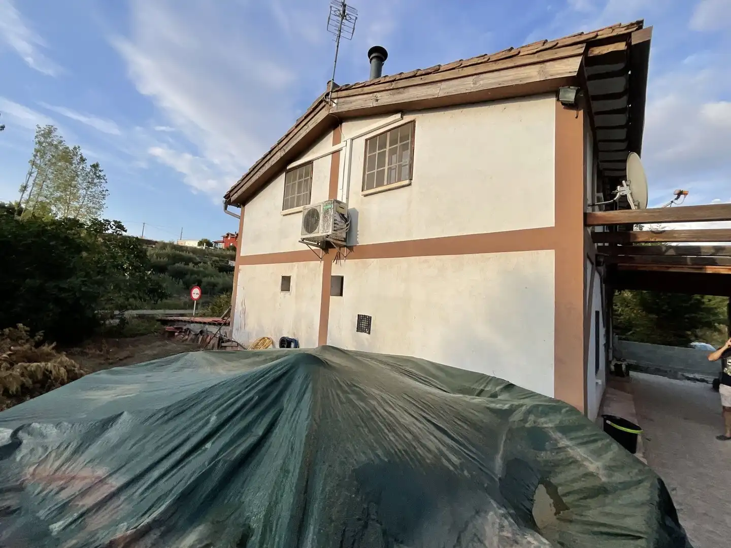 Exterior view of Country homes for sale in Bobadilla  with Parquet flooring, Terrace and Storage room