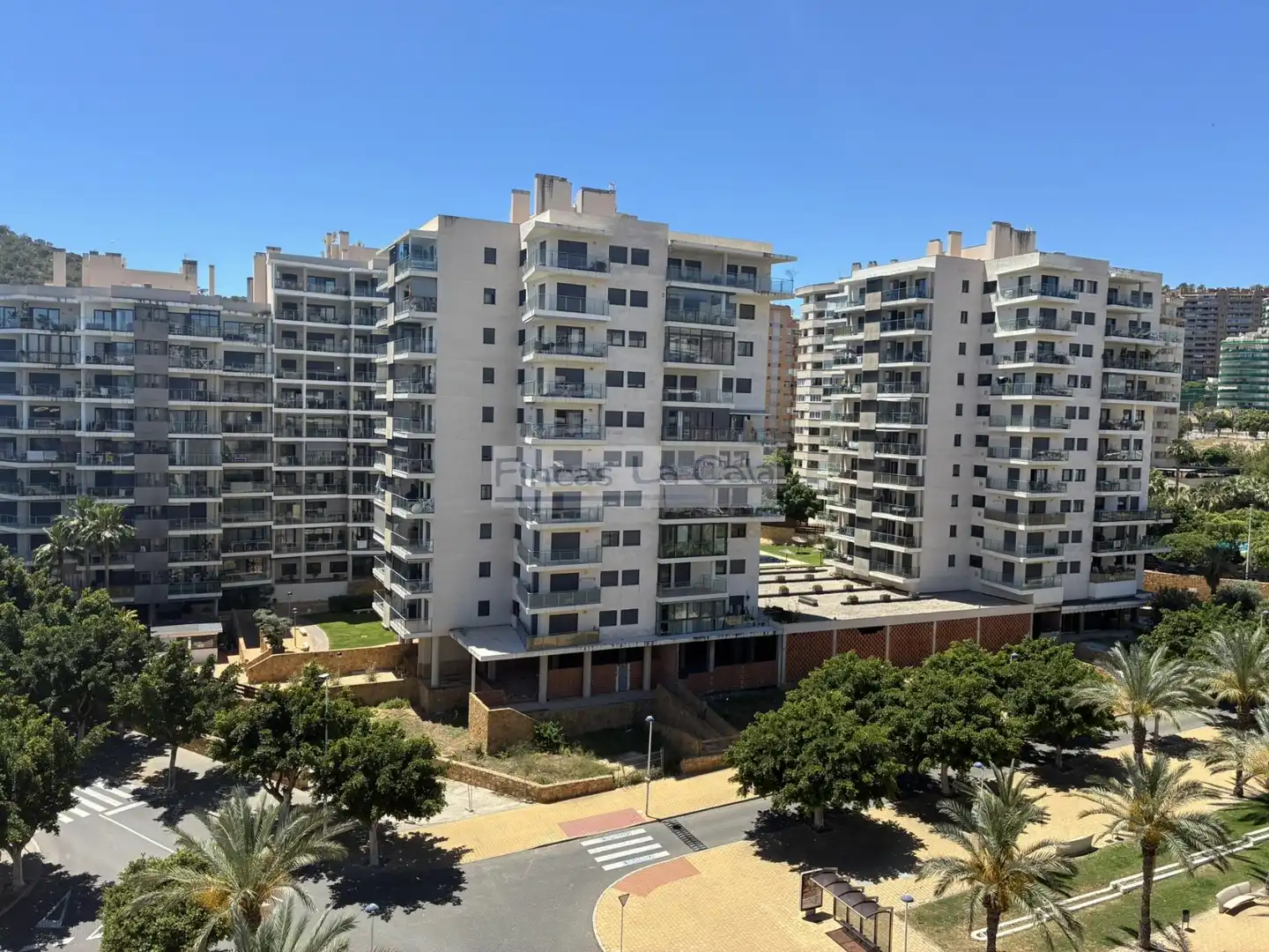 Außenansicht von Wohnungen zum Verkauf in Villajoyosa / La Vila Joiosa mit Klimaanlage, Heizung und Terrasse