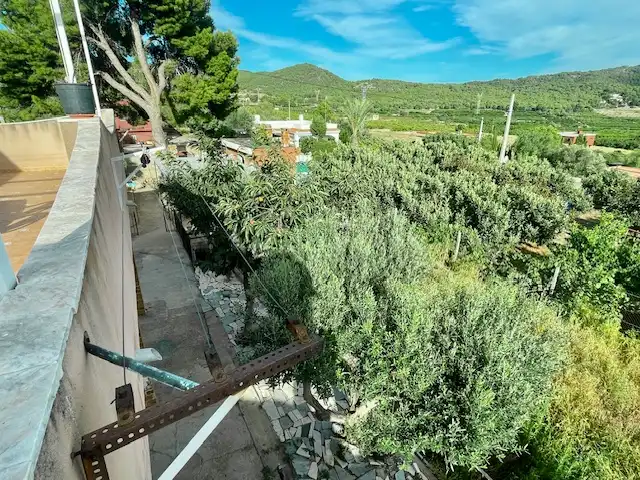 Exterior view of Houses for sale in Cella  with Heating, Parquet flooring and Terrace