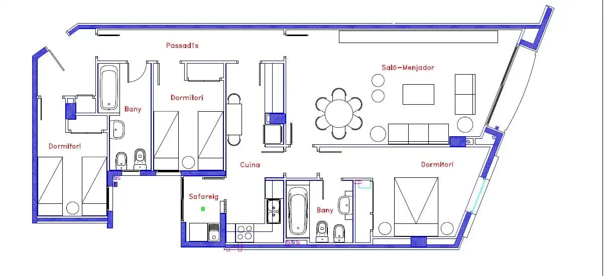 Wohnung zur Miete in Andorra la Vella mit Heizung, Terrasse und Balkon