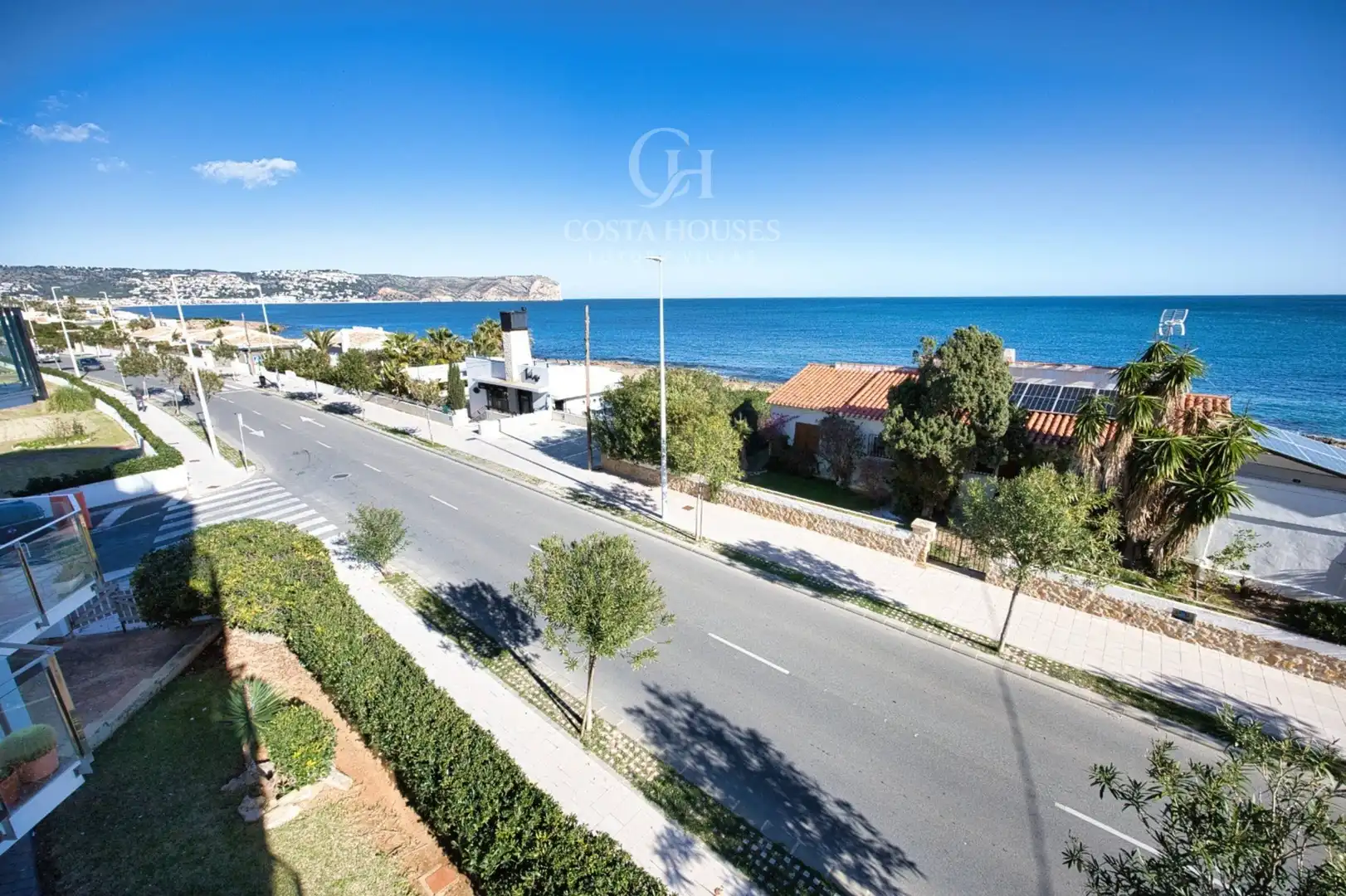 Außenansicht von Wohnungen zum Verkauf in Jávea / Xàbia mit Klimaanlage, Heizung und Terrasse