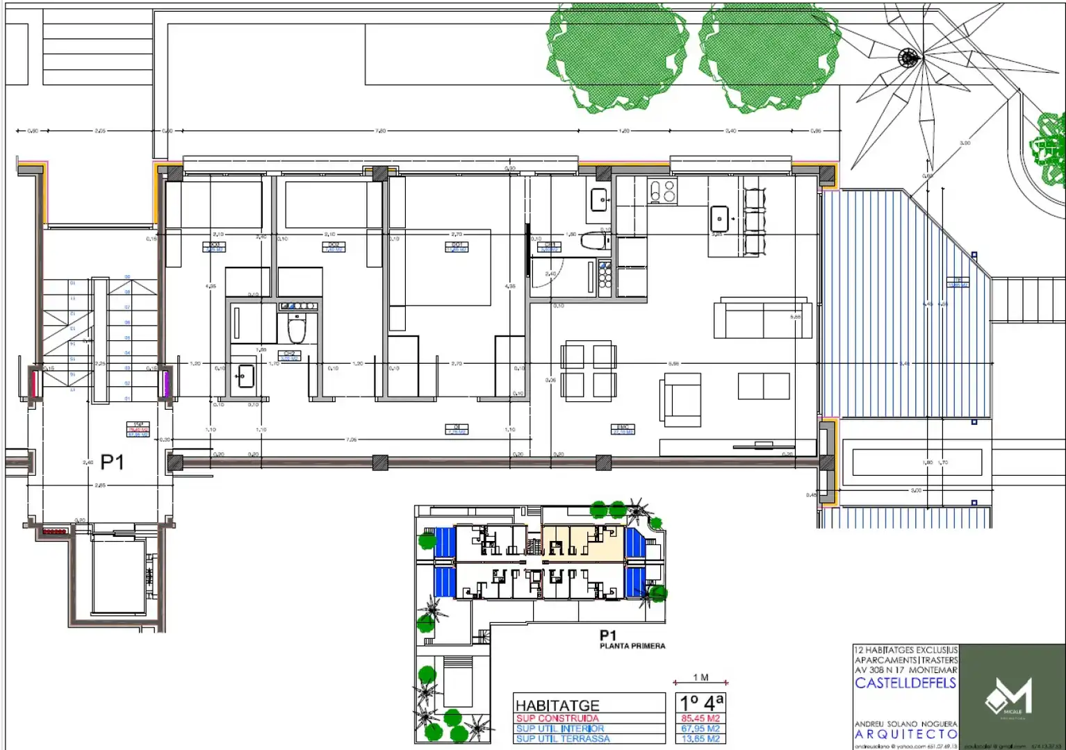 Wohnung mit Pool zum Verkauf in Castelldefels - Avinguda 308 17, imagen 11