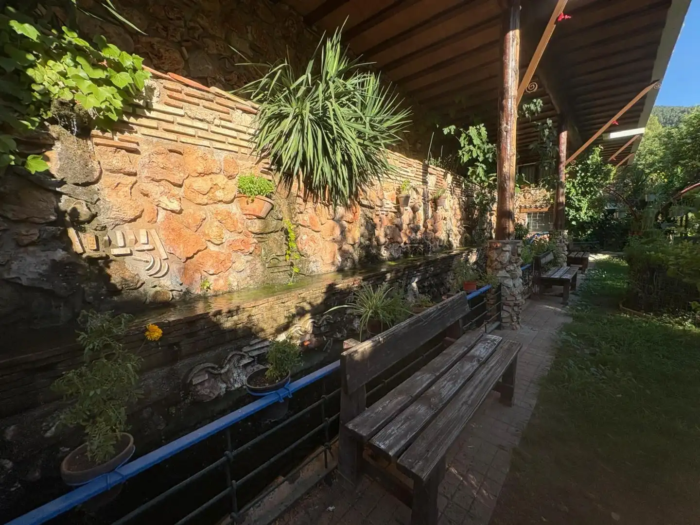 Terraza de Finca rústica en venta en Benatae con Calefacción, Jardín privado y Piscina