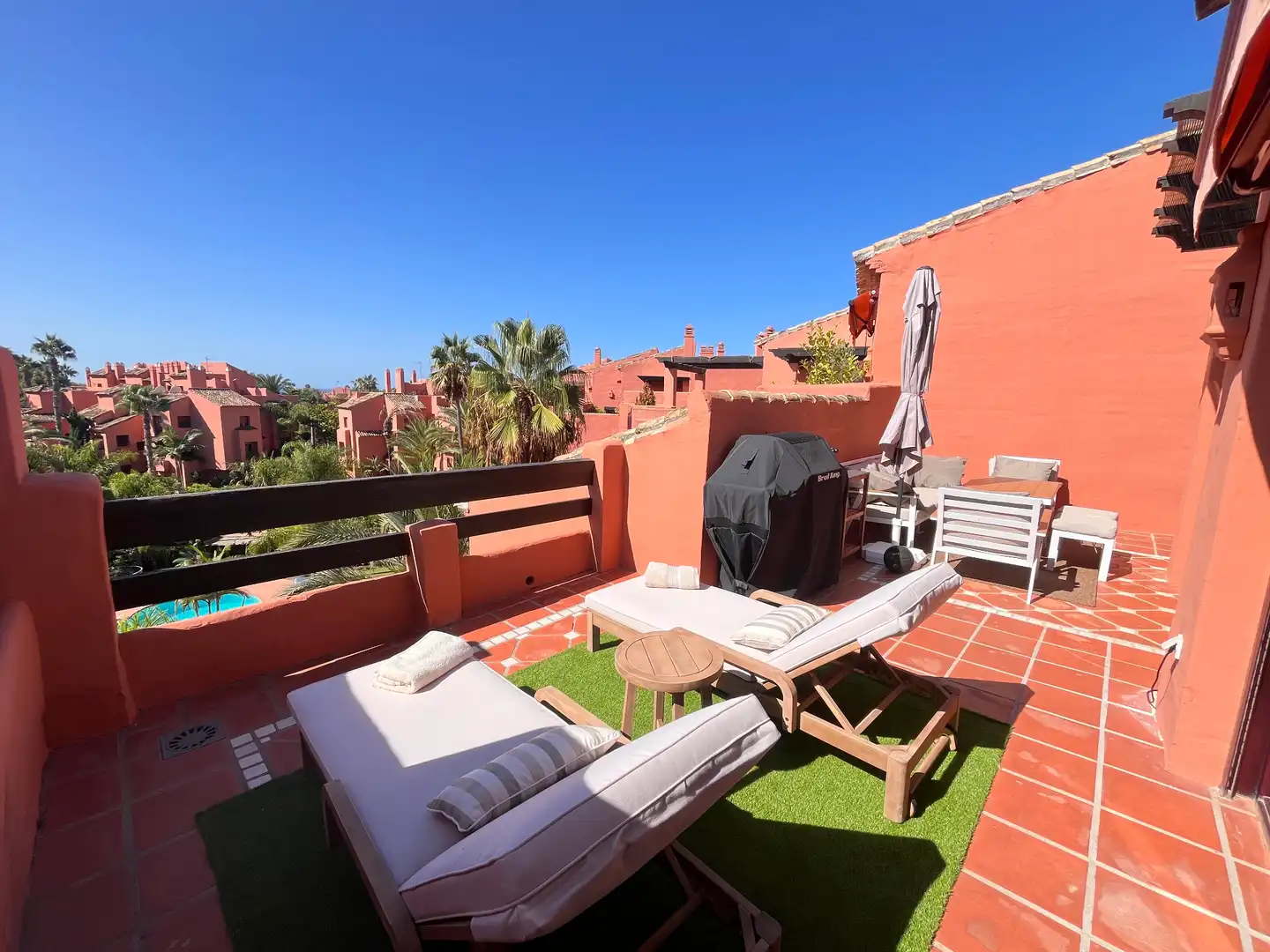 Terrace of Attic for rent in Marbella  with Air Conditioner, Heating and Terrace