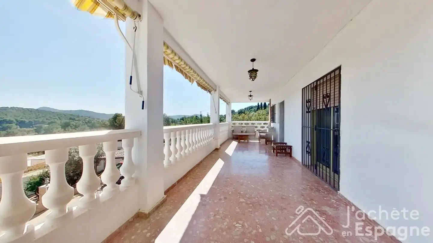 Terrace of Country homes for sale in Quart de les Valls  with Private garden, Terrace and Swimming Pool