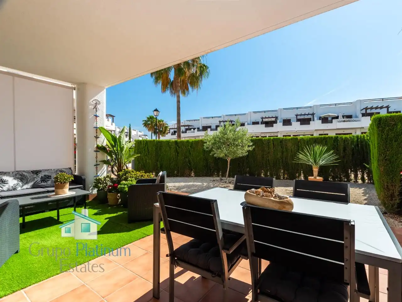 Terraza de Apartamento en venta en Pulpí con Aire acondicionado, Piscina y Amueblado