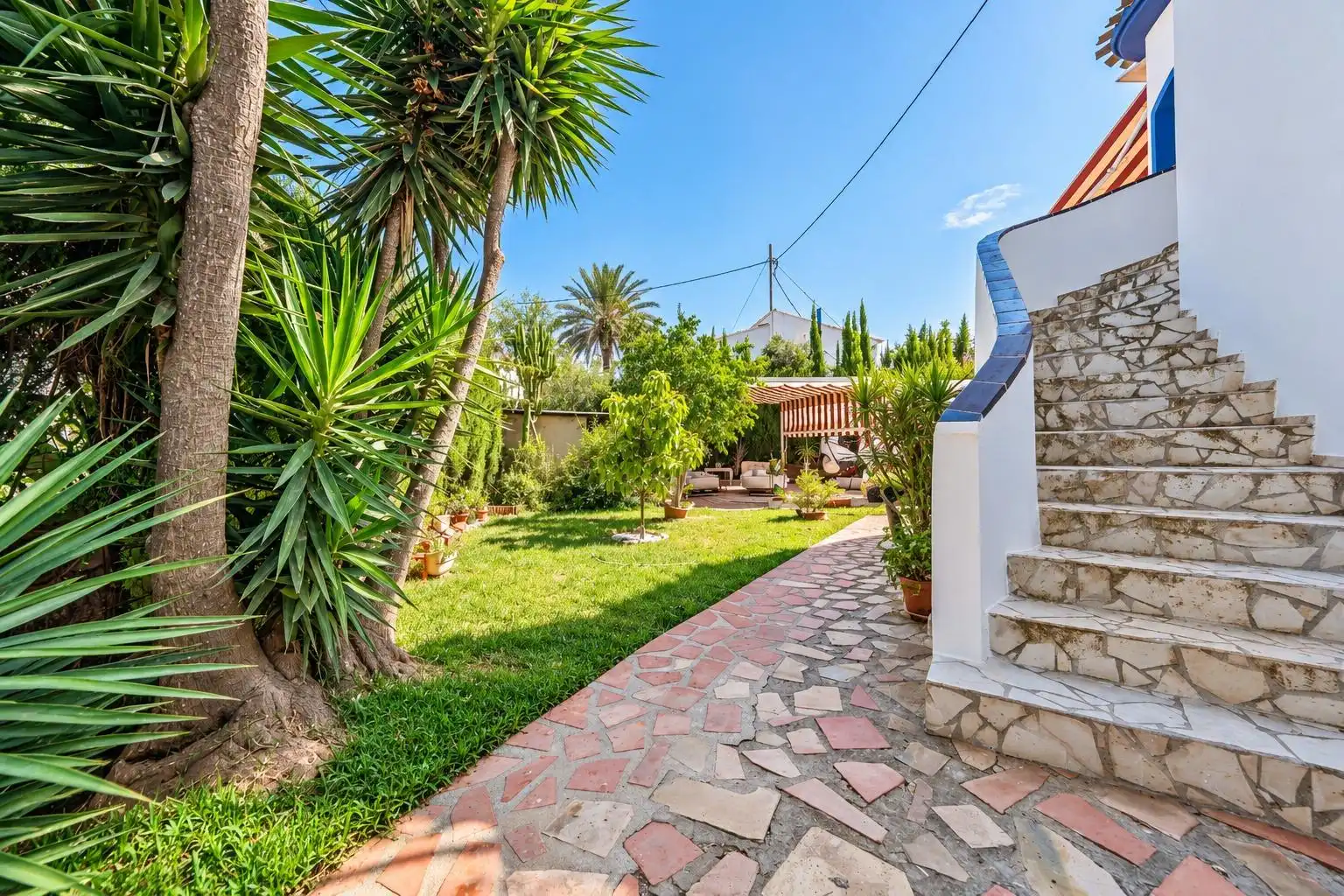 Jardín de Casa o chalet en venta en Dénia con Jardín privado, Terraza y Jacuzzi