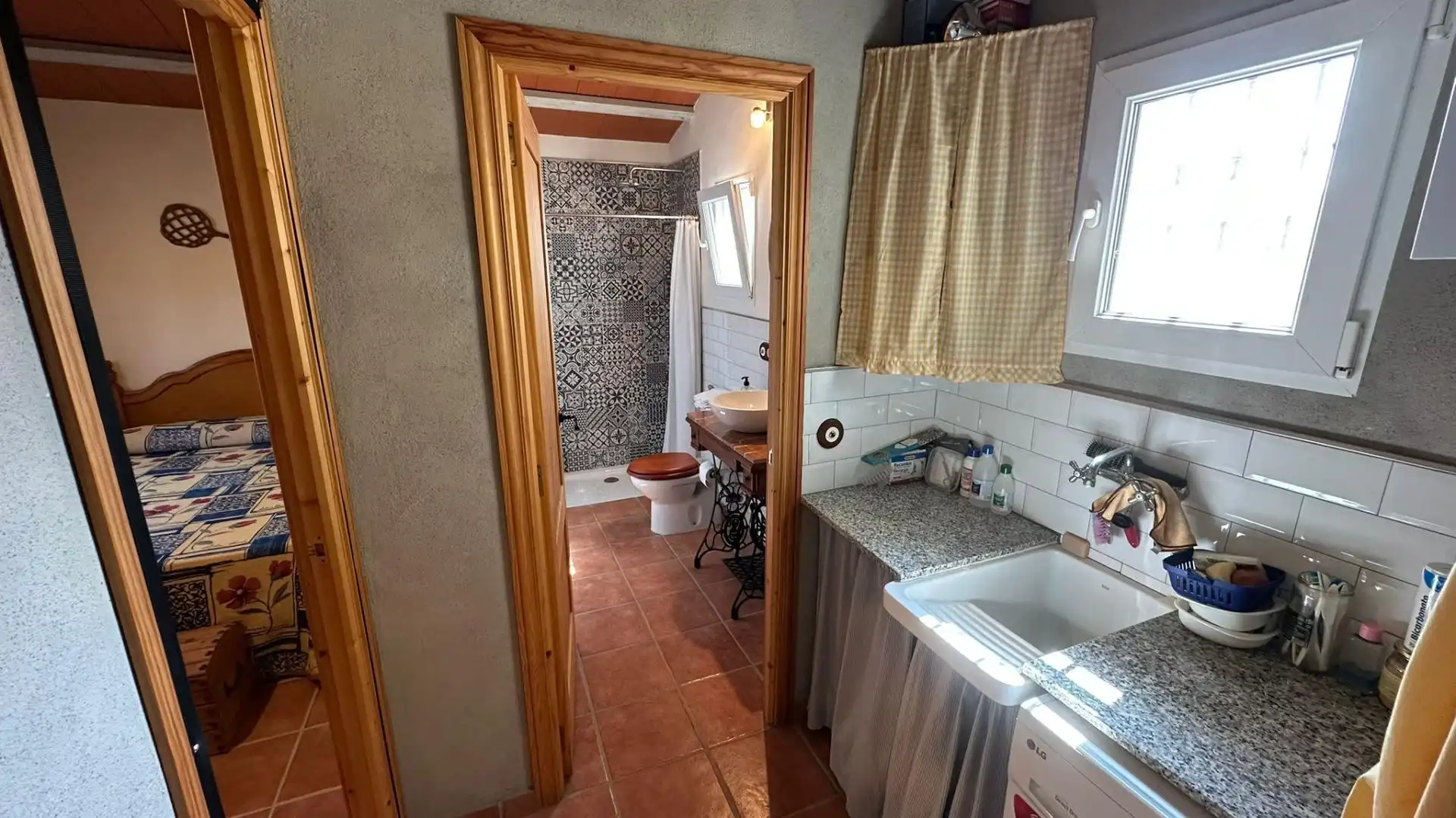 Baño de Finca rústica en venta en Almazora / Almassora con Jardín privado, Terraza y Trastero
