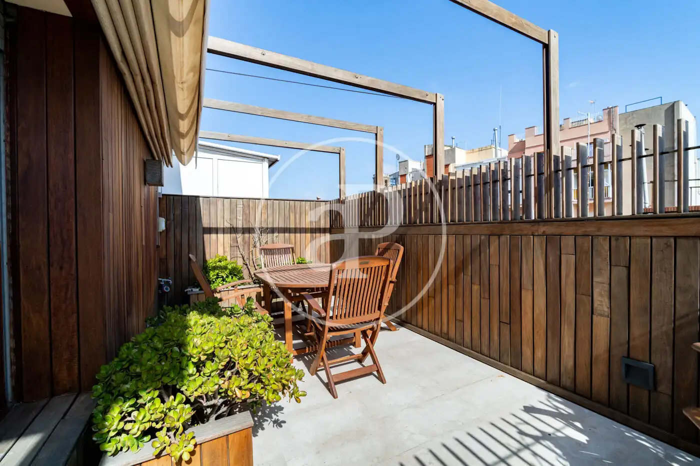 Terraza de Piso de alquiler en Barcelona con Aire acondicionado, Calefacción y Terraza
