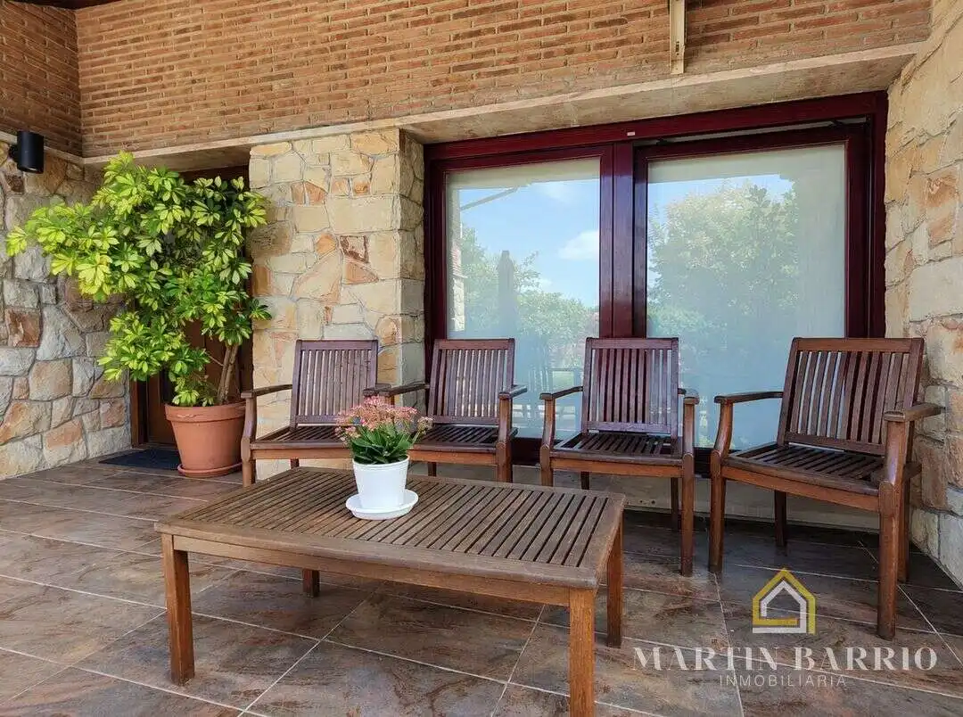 Terraza de Casa o chalet en venta en Muskiz con Aire acondicionado, Calefacción y Jardín privado