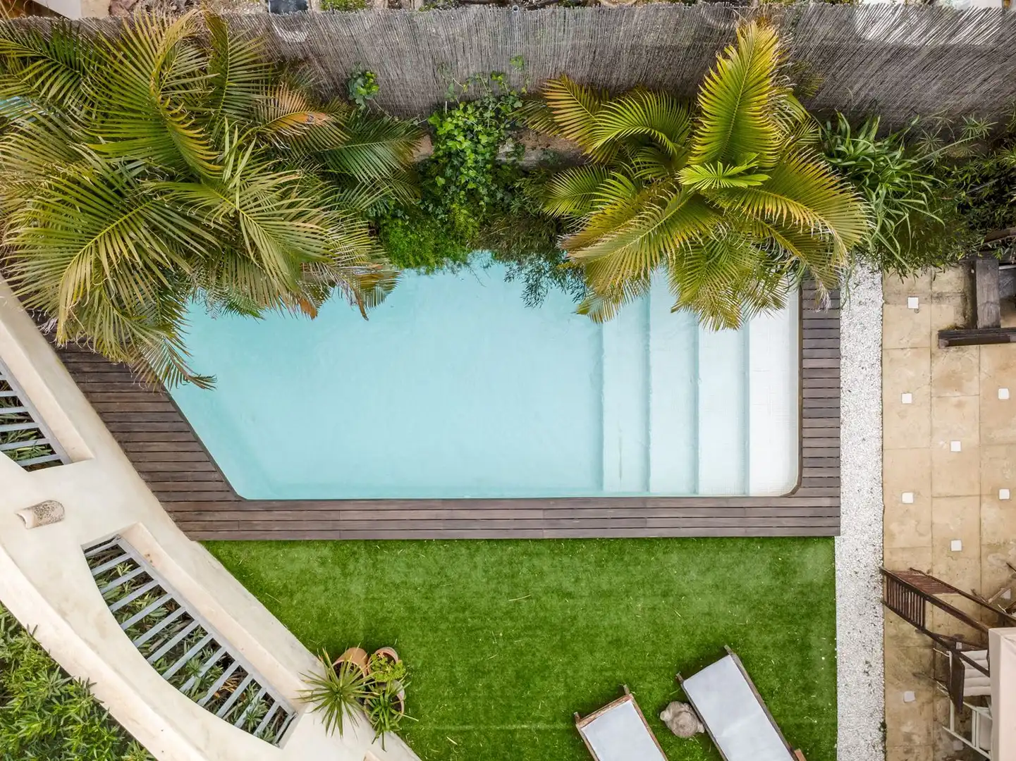 Piscina de Casa adosada en venda en Alicante / Alacant amb Aire condicionat, Jardí privat i Terrassa