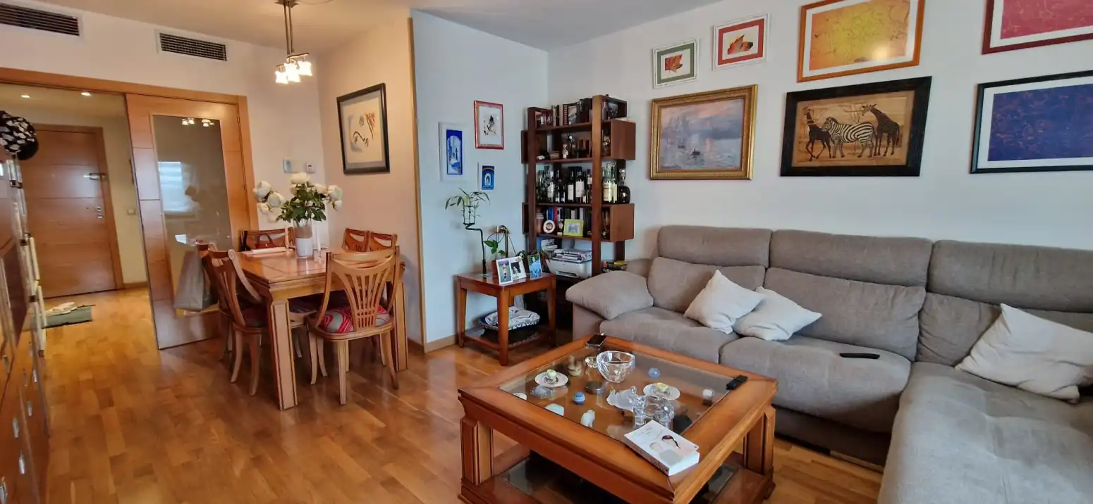 Sala d'estar de Pis en venda en Getafe amb Aire condicionat, Calefacció i Parquet