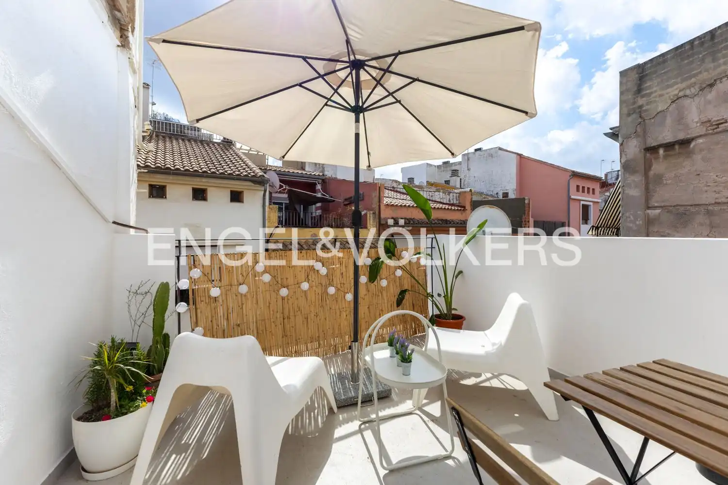 Terrace of Flat for rent in Valencia  with Air Conditioner, Heating and Terrace