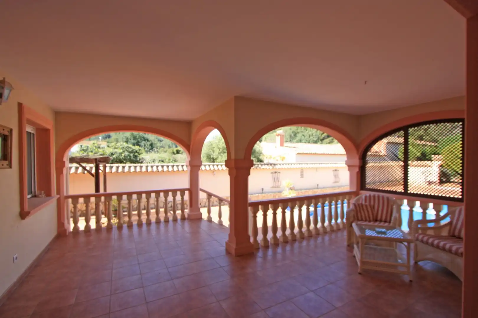 Terrassa de Casa o xalet en venda en Xaló amb Aire condicionat, Calefacció i Jardí privat