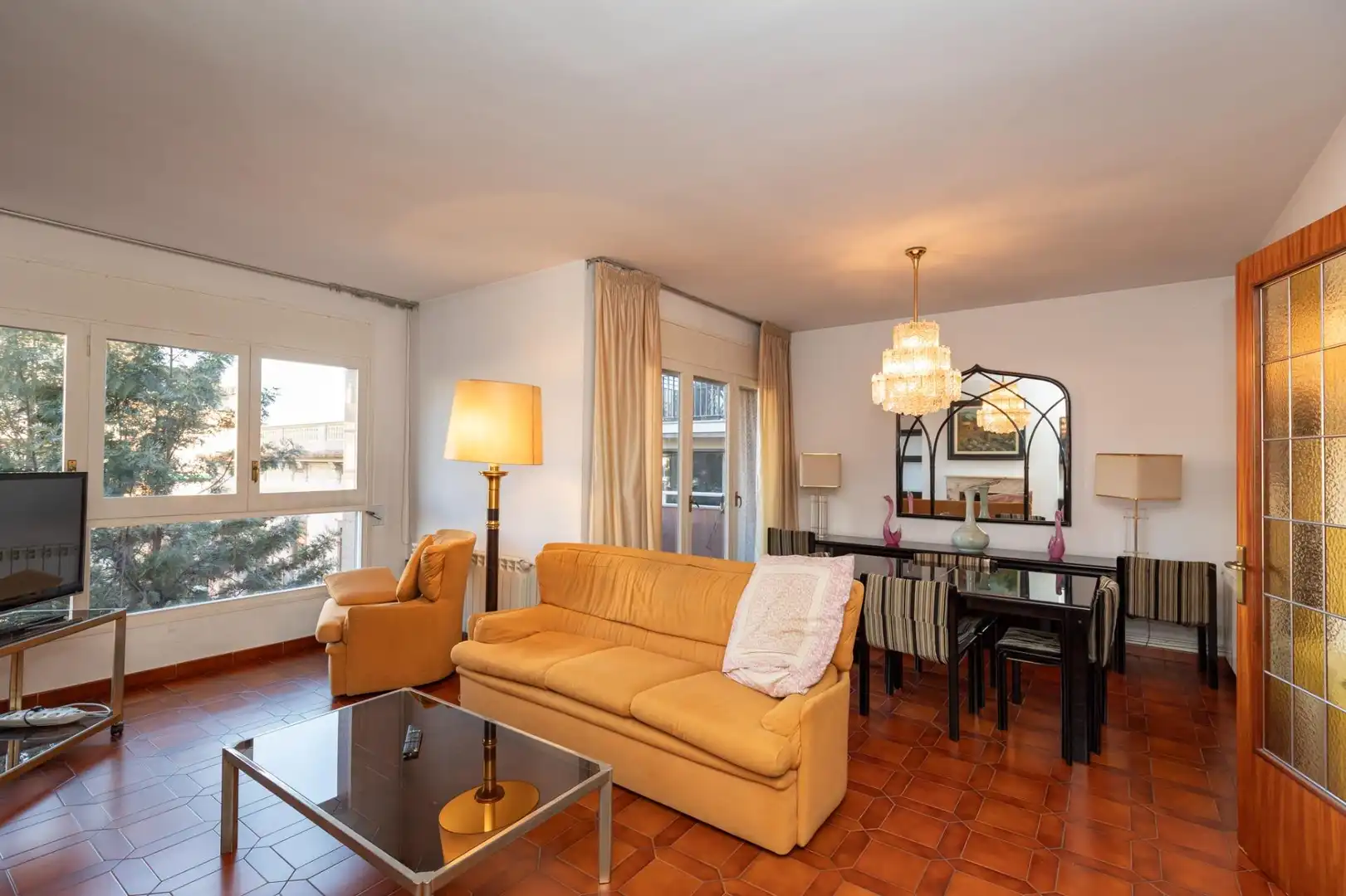 Sala de estar de Piso en venta en Granollers con Aire acondicionado, Calefacción y Terraza
