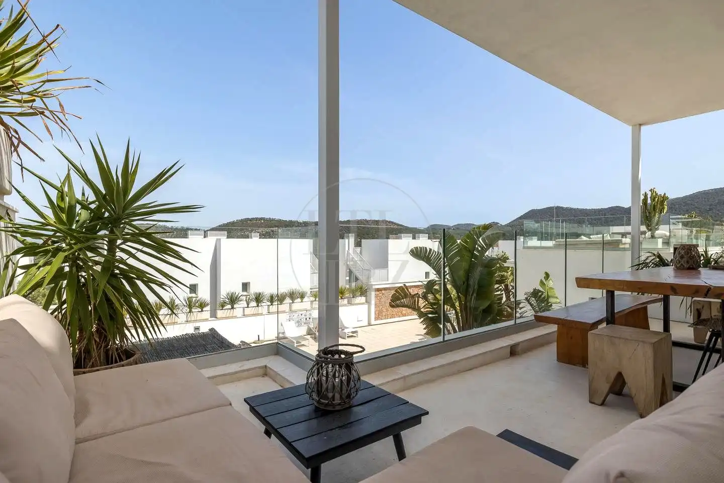 Terraza de Apartamento en venta en Sant Josep de sa Talaia con Aire acondicionado, Amueblado y Balcón