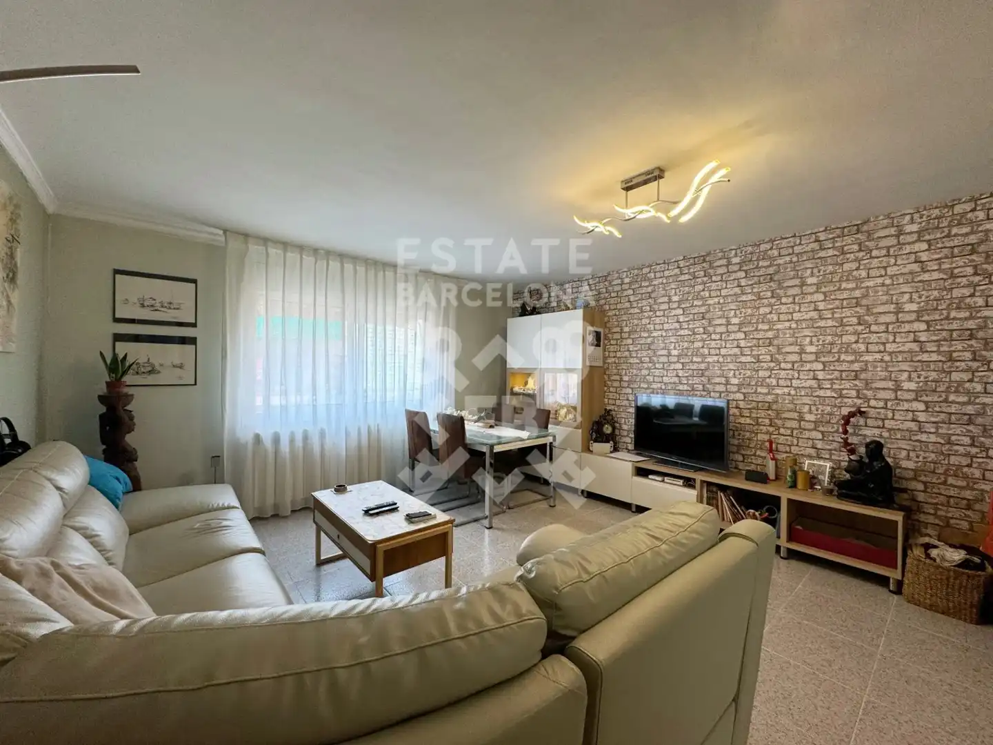Sala de estar de Piso en venta en Blanes con Calefacción y Amueblado