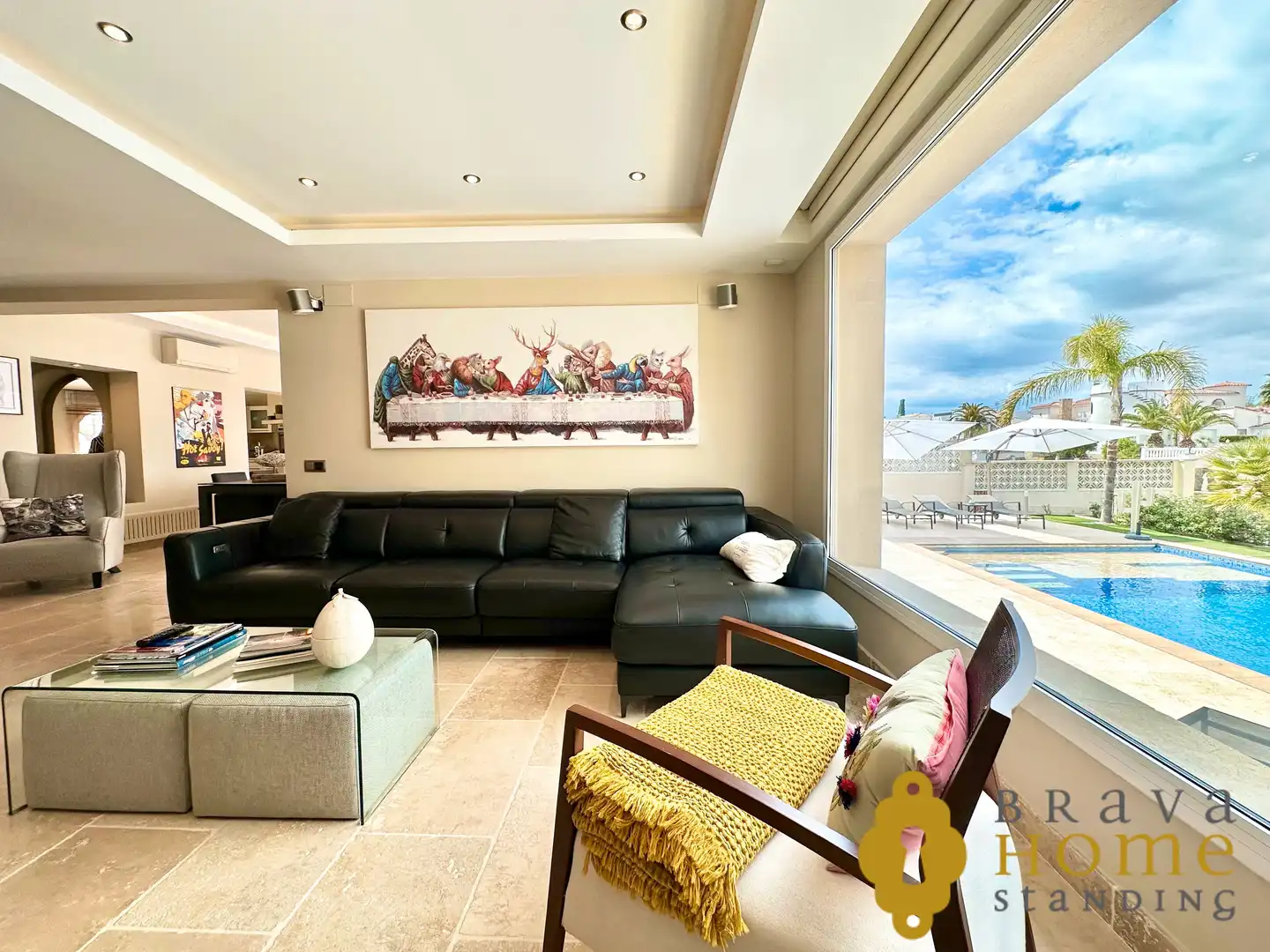 Living room of Houses for sale in Empuriabrava  with Air Conditioner, Heating and Private garden