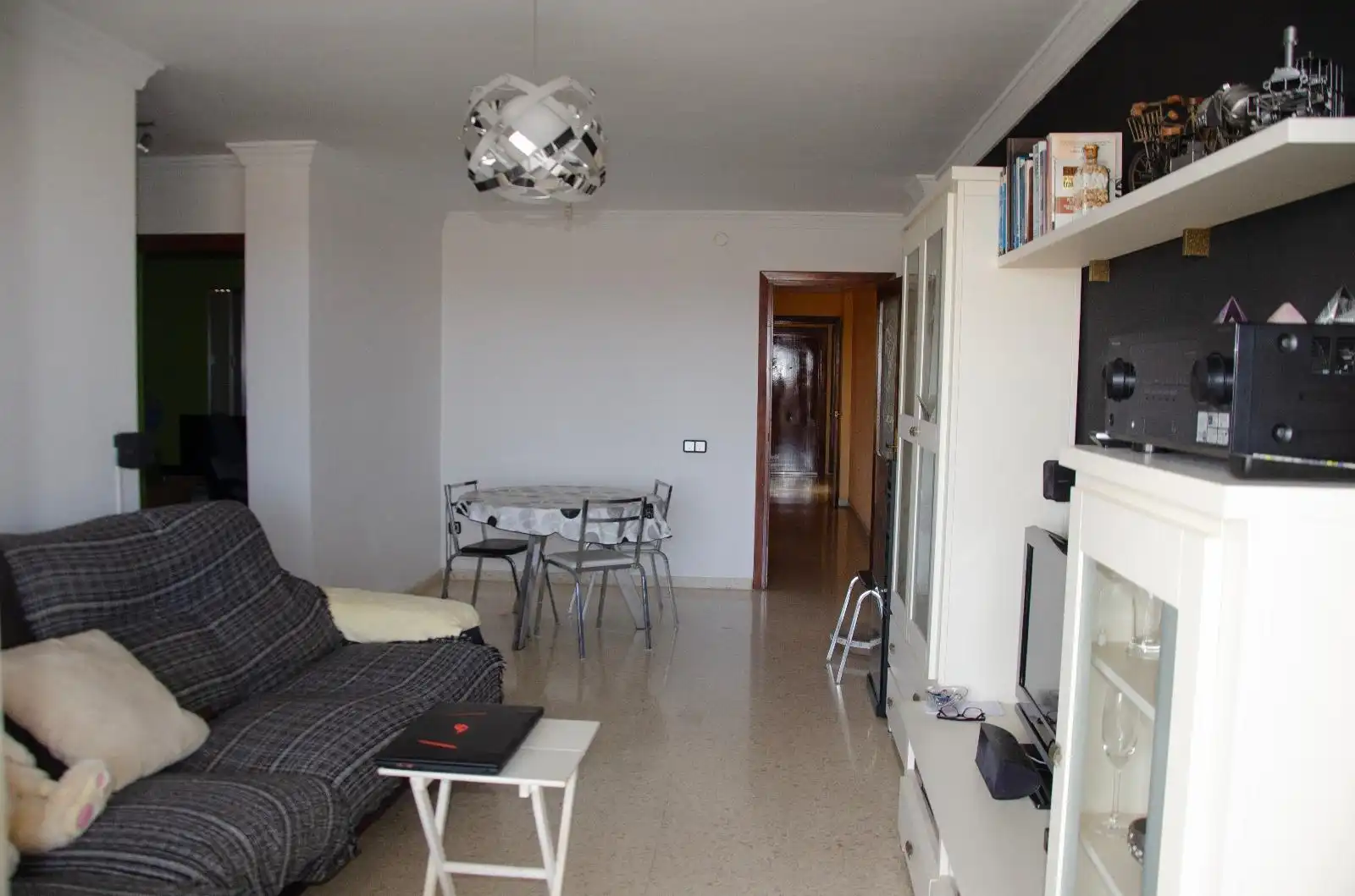 Sala de estar de Piso en venta en Málaga con Jardín privado, Terraza y Amueblado