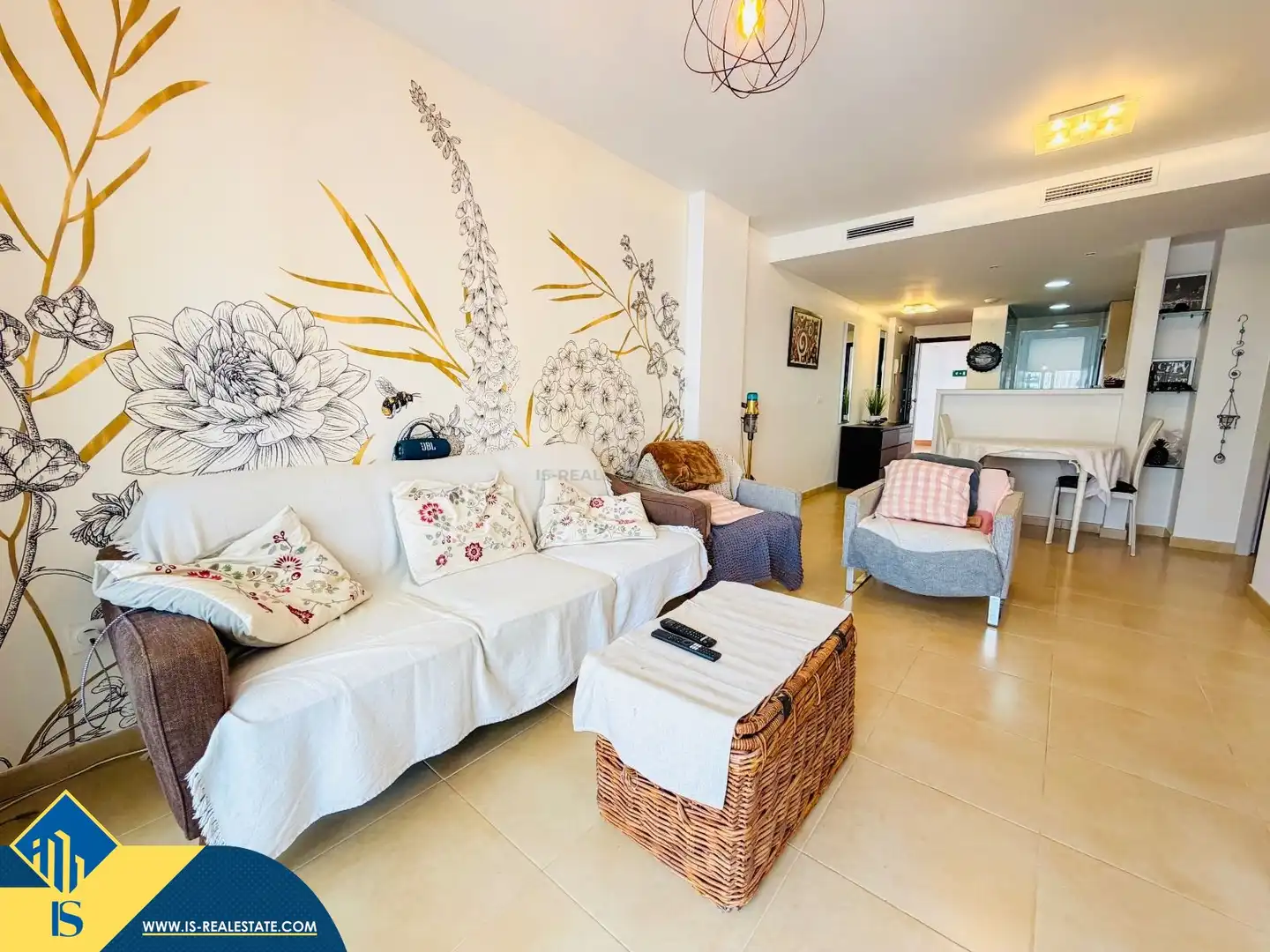 Living room of Flat for sale in Orihuela  with Terrace, Furnished and Oven
