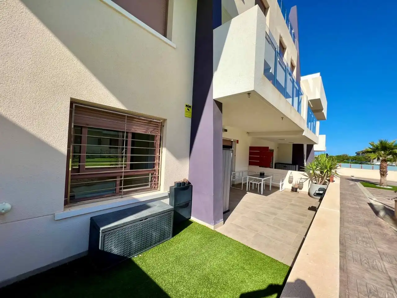 Exterior view of Ground floor for rent in Pilar de la Horadada  with Air Conditioner, Heating and Private garden