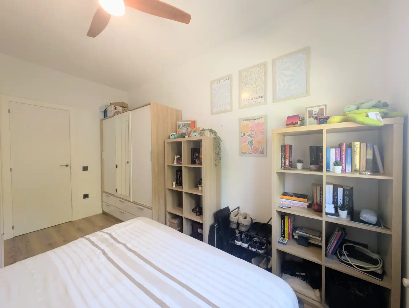 Schlafzimmer von Einfamilien-Reihenhaus zum Verkauf in Terrassa mit Klimaanlage, Heizung und Terrasse