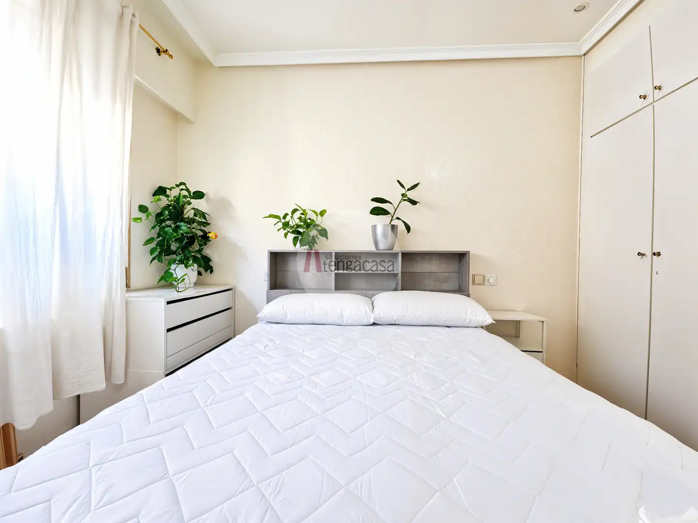 Habitación de Apartamento de alquiler en Madrid con Aire acondicionado, Calefacción y Terraza