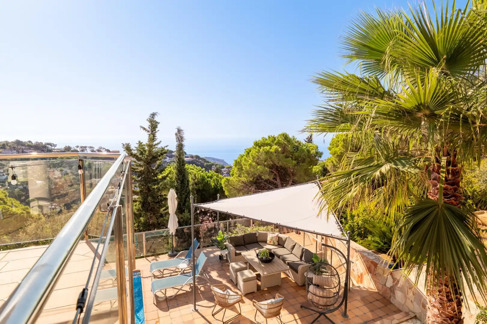 Terrassa de Casa o xalet en venda en Lloret de Mar amb Aire condicionat, Calefacció i Jardí privat