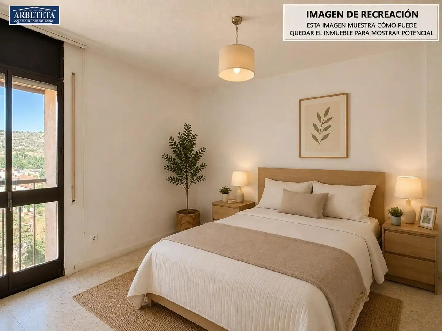 Schlafzimmer von Wohnung zum Verkauf in Brihuega mit Heizung
