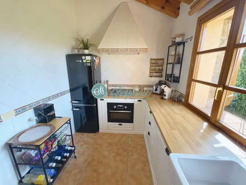 Cocina de Casa o chalet en venta en Palazuelos de Eresma con Calefacción, Terraza y Amueblado